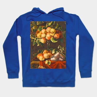 Still Life with Fruit and Glass Tazzas by Carlo Manieri Hoodie